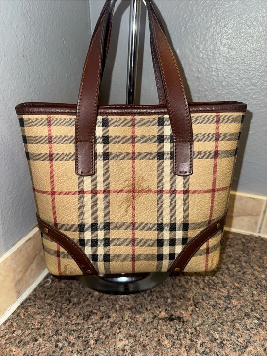 Burberry Handbags - Burberry vintage Haymarket Check Mini Tote Bag ✅authentic✅